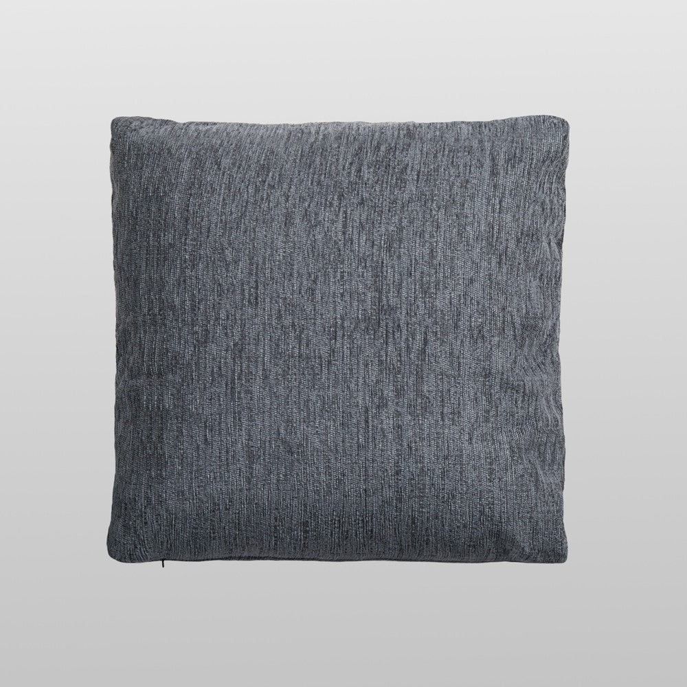 FUNDA DE COJÍN CHENILLA GRIS
