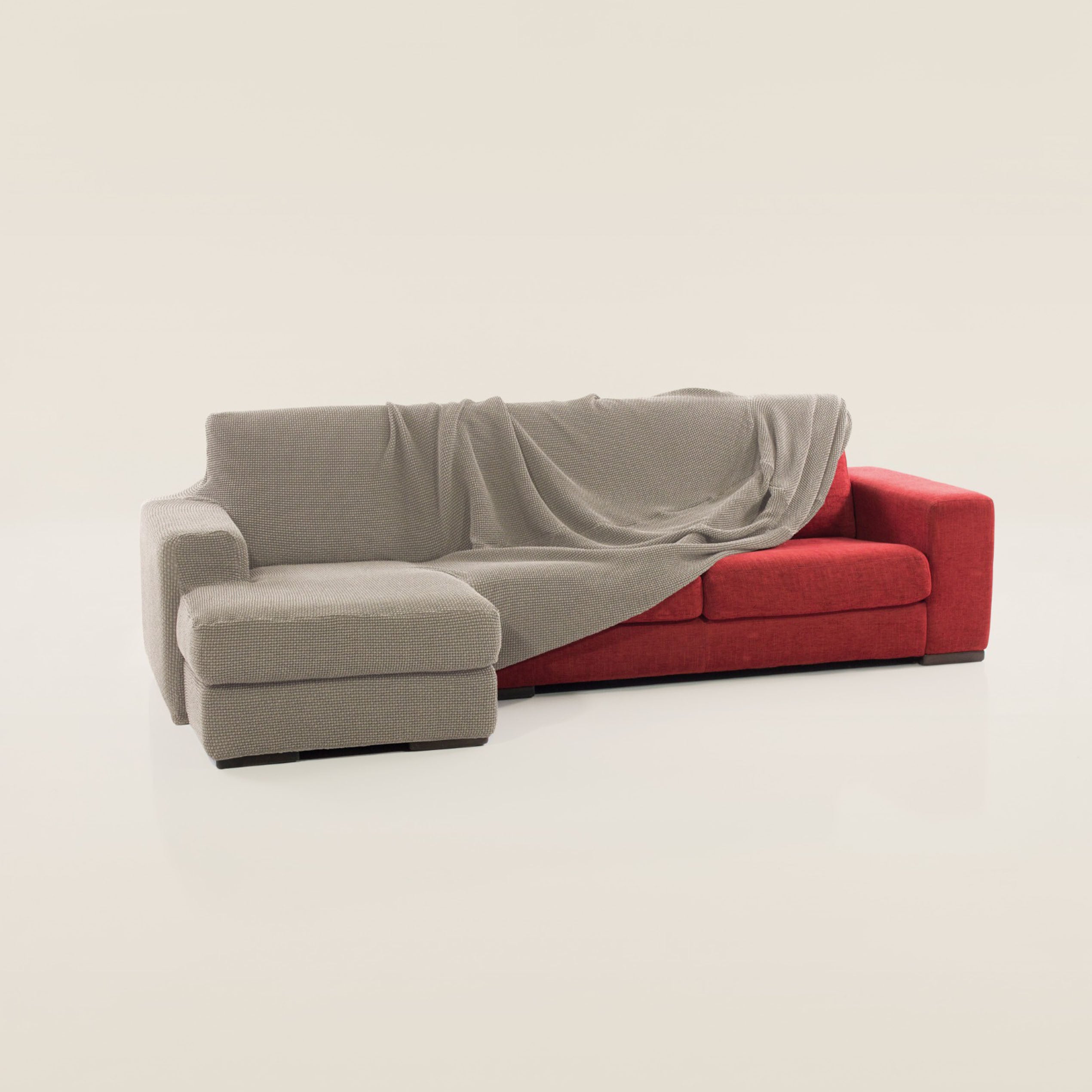 Funda de sofá chaise longue b/corto glamour