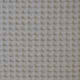 Funda de cojín nido abeja algodón beige 107