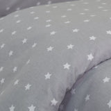 Funda nórdica franela stars gris