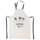 Delantal cotton cooking beige 4