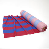 Tela estampada azulgrana