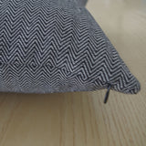 Funda de cojín cotton 45x45 negro 5061