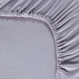 Juego de sábanas algodón percal 200 hilos gris