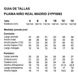 Pijama niño real madrid 21PF0064