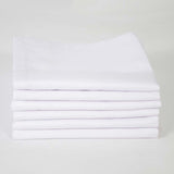 Pack 6 manteles satén blanco hostelería
