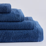 Toalla algodón 550 gr/m2 azul indigo
