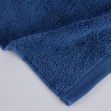 Toalla algodón 550 gr/m2 azul indigo