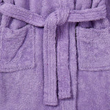 Albornoz infantil lavanda