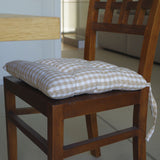 Tapeta silla cotton cuadro vichy beige