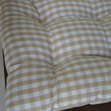 Tapeta silla cotton cuadro vichy beige