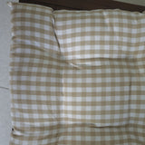 Tapeta silla cotton cuadro vichy beige