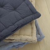 Cojín de suelo cotton gris