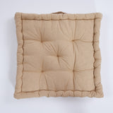 Cojín de suelo cotton beige