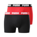 Boxer puma set 2 unidades rojo/negro