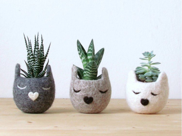 Originales maceteros DIY, sencillos y fáciles de hacer