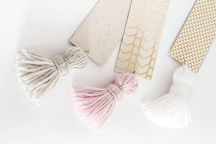 Marcapáginas DiY con un toque de estilo