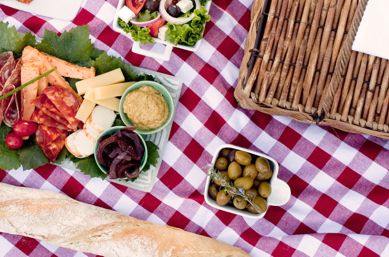 Qué mantel usar para un picnic