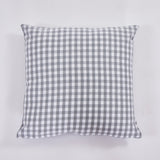 Funda de cojín cotton 45x45 vichí gris