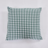 Funda de cojín cotton 45x45 vichí verde
