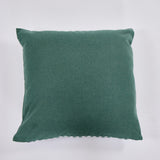 Funda de cojín cotton 45x45 vichí verde