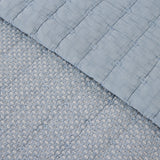 Colcha algodón Harper azul hielo