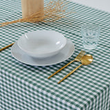 Mantel cotton vichí verde