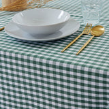 Mantel cotton vichí verde