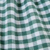 Mantel cotton vichí verde