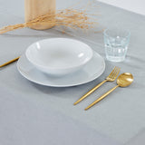 Mantel cotton gris