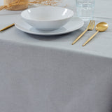 Mantel cotton gris