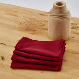 Servilletas cotton granate pack 4 unidades