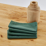 Servilletas cotton verde pack 4 unidades