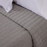 Colcha algodón Harper gris