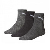 PUMA SHORT CREW GRIS 3 PARES