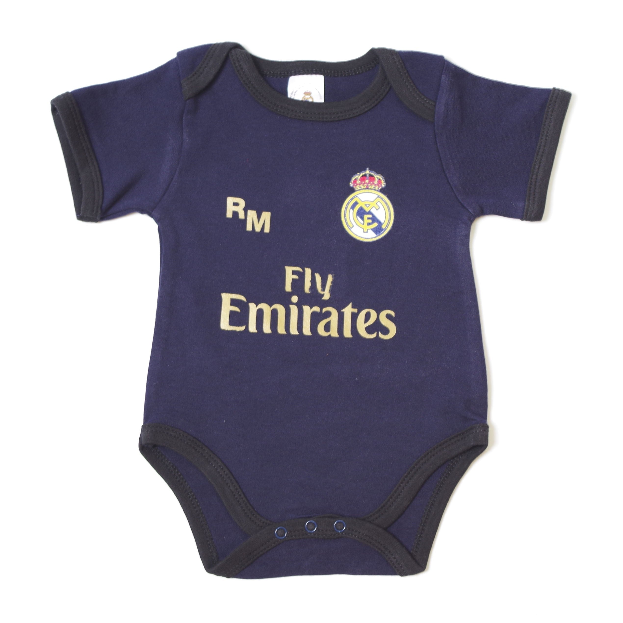 Body bebe real madrid 814 marino-negro