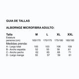 Albornoz microfibra adulto azulón