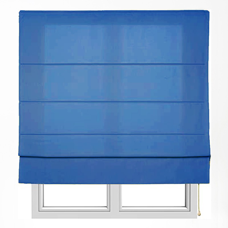 Estor con varillas turín azul liso