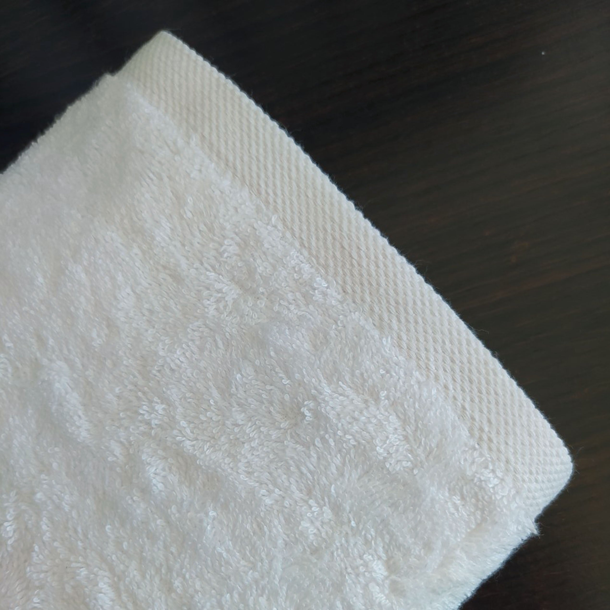 Toalla algodón peinado 500 gr/m2 blanco
