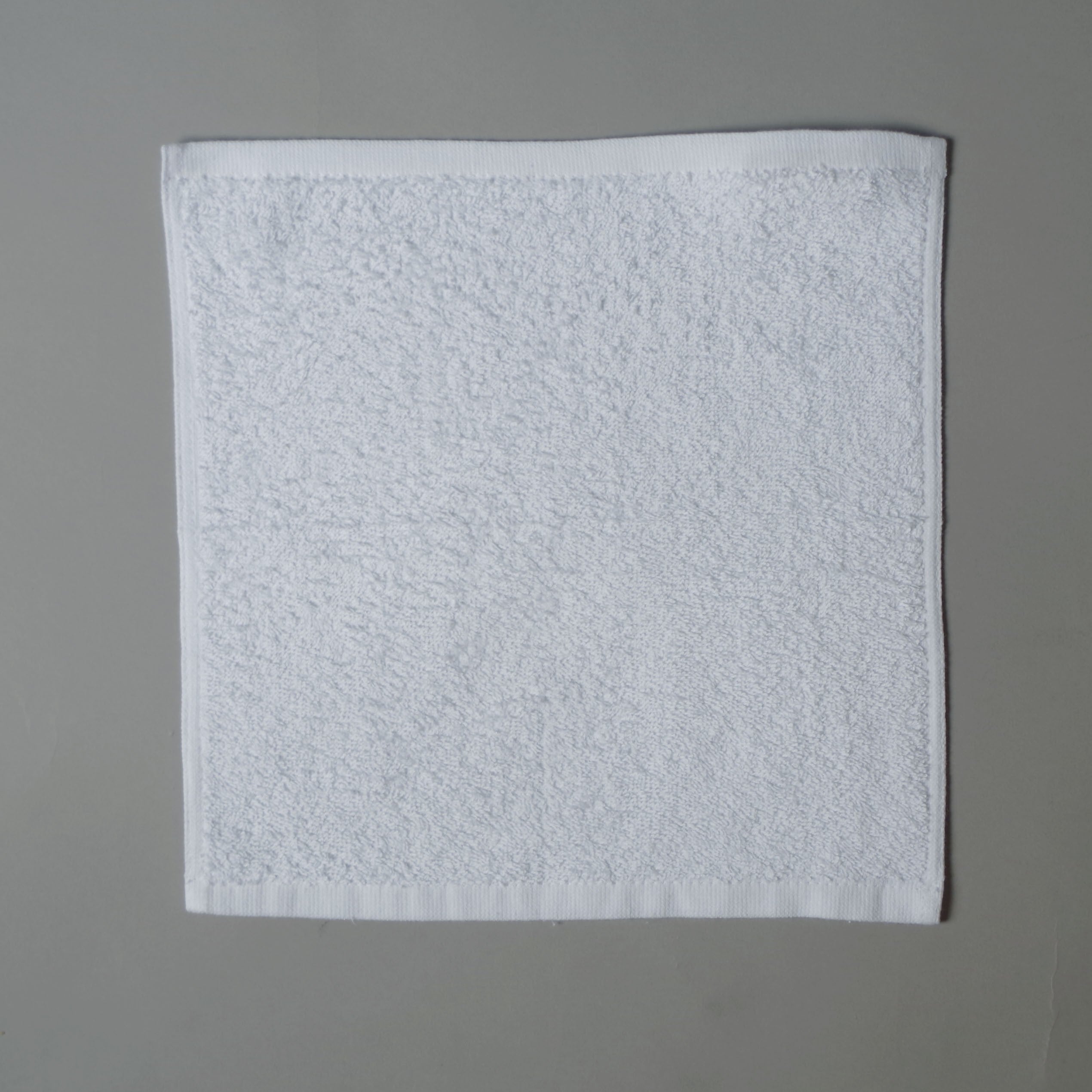 Toalla algodón 30x30cm blanco - Pack 6 unidades