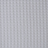 Funda de cojín nido abeja algodón blanco