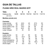 Pijama niño real madrid campeones 207