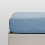 Sábanas bajeras franela azul