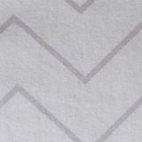 Funda nórdica franela zig zag gris
