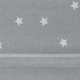 Juego de sábanas franela stars gris