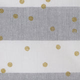 Delantal cotton raya y topo lurex 7
