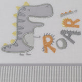 Juego de sábanas cuna franela roar 327 blanco/gris