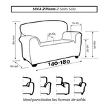 Funda sofa 2 plazas soraya