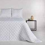Colcha boutie microfibra deluxe blanco