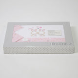 Juego de sábanas cuna 291 blanco/rosa